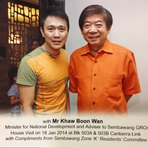 With Mr Kaw Boon Wan